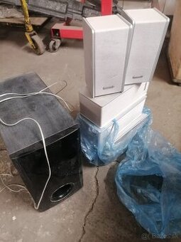 Sada repro 5.1 - satelity Panasonic, subwoofer LG