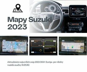 Aktualizacia navigacie Suzuki  Mapy 2023 SD karta