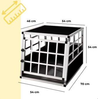 Klietka pre psa 70x54x51cm