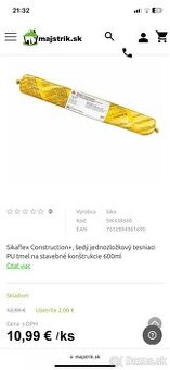 Sika polyuretánovy tmel 600ml