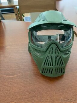 Airsoft Helma s maskou a okuliarmi