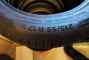 Sada letných pneu. 215 /55 R17