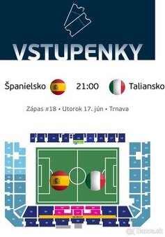 ME U21 Španielsko - Taliansko
