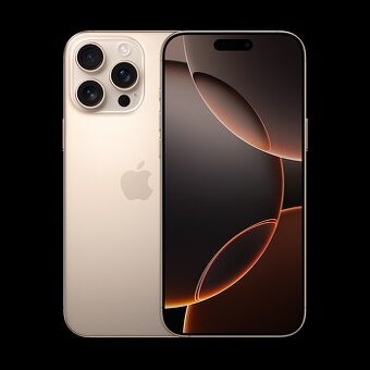 Predám iPhone 16 pro max 256GB Desert Titanium zlatý