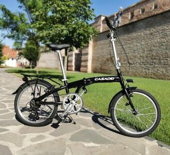 Skladací bicykel s prehadzovaçkou