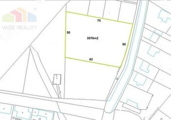Pozemok 3376m2, na výstavbu rodinných domov - Ratnovce