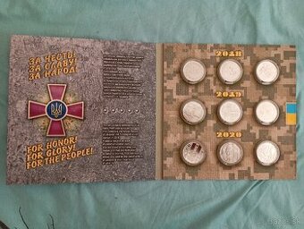 Album s mincami "Ozbrojené sily Ukrajiny"