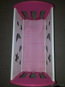 Drevená kolíska pre bábiku