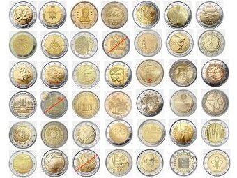 2 euro pamätné mince - UNC.