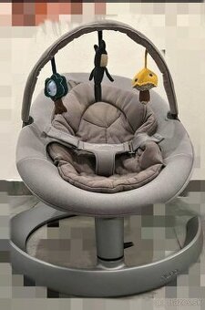 Nuna Leaf Grow grey s hrazdou