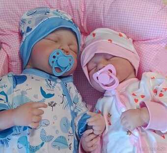 Realistické bábätká braček a sestrička