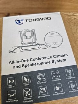 Konferenčná kamera s mikrofónom a reproduktorom