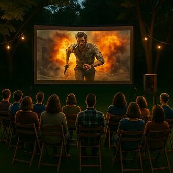 Kino balíky pre domáce alebo záhradné premietanie