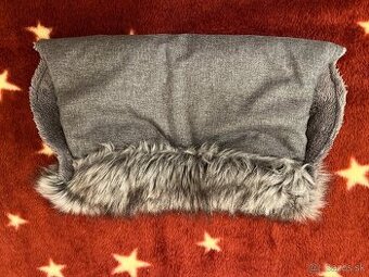 Rukávnik na kočík, sivý