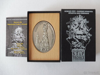 Ag medaila morový stĺp v Kremnici