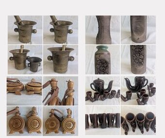 Predám 2 mosadzné mažiare