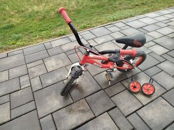 Detský bicykel 12,5 s pomocným kolieskami