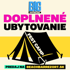 Predám 1xstan na Big Summer Feste Beach Bar Rezort
