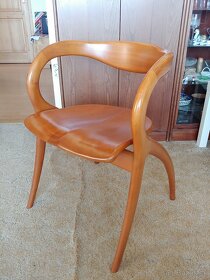 Vzácna dizajnová stolička - A. Sibau, Made in Italy