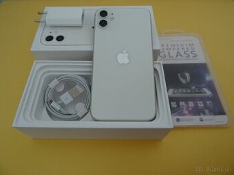 iPhone 11 128GB WHITE - ZÁRUKA 1 ROK - 100% BATERIA