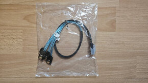 Kábel SFF-8087, Mini-SAS na 4xSATA, 0,5m