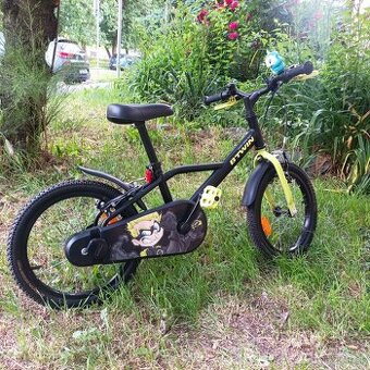 Predám detský bicykel Btwin 16 Dark Hero
