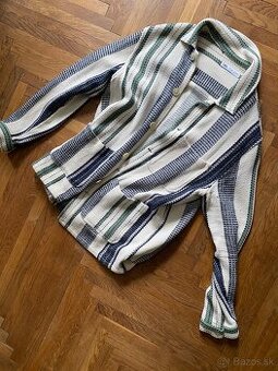 Zara, Pánska pletená bunda, prechodná overshirt