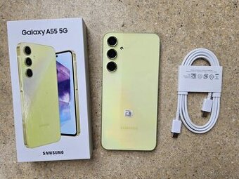 Samsung Galaxy A55 5G 8GB/128GB,zlty,ako novy,zaruka