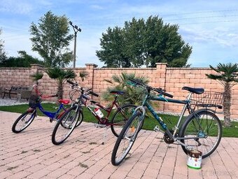 3 x bicykel, detský bicykel, krosový bicykel