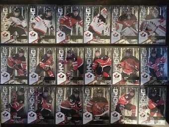 Predám hokejové kartičky Team Canada Hydro foil set
