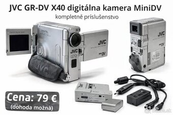 Digitálna videokamera JVC GR-DV X40