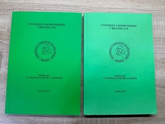 Podklady na prijímacie skúšky na medicínu lf UK v Bratislave