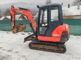 mini bagr Kubota KX61-3, rok 2014, 3x lopata, 430 000Kč +DPH