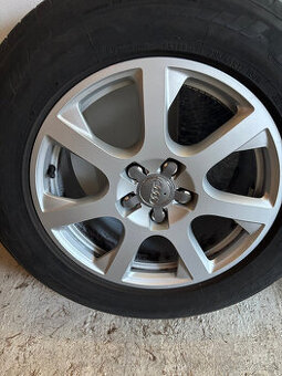 Predám kolesá Audi Q5 - 5x112 R17 s letnými pneu 235/65/R17