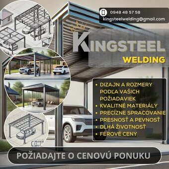 📢 Kvalitný kovový prístrešok na mieru 🔩🏡