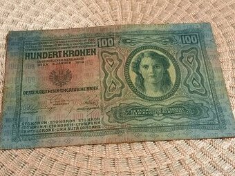 Bankovka R-U Hundert Kronen 1912 - 1