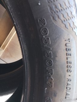 205/50r17    205/50 R17 Bridgestone 2 kus