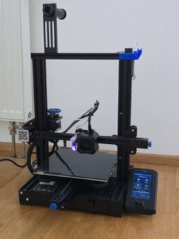 Predám 3D tlačiareň Ender 3 V2 – upravená, výborný stav