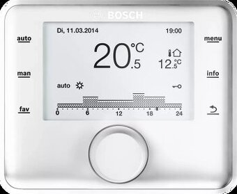 Nový termostat / ekviterm regulátor Bosch (Junkers) CW 400
