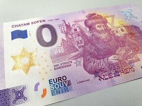 0€ bankovka – Chatam Sofer a Specimen s prítlačou RRR - 1