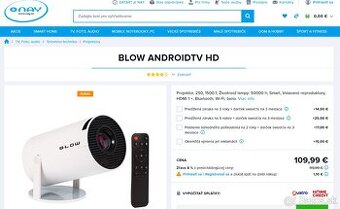 Projektor BLOW odskusany