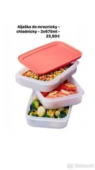 Poschodová Aljaška 3x675ml Tupperware