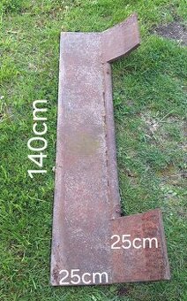 Masívna NOVÁ radlica/kotva za traktor – domácky robená