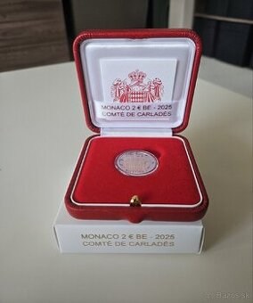 Monako 2025 2 euro PROOF
