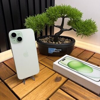 🔵  iPhone 15 128 GB Green | Záruka 1 Rok