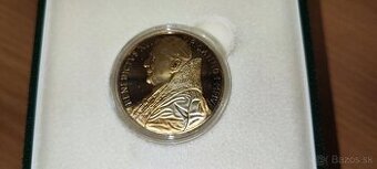 Vatikánska proof eurominca 5 Euro z roku 2005 - 60te výročie