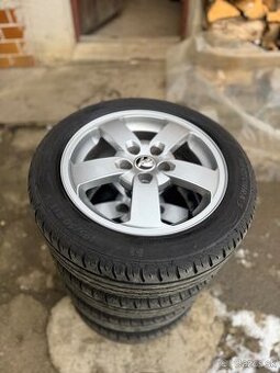 Predám Hliníkové Disky Org ŠKODA 5x100 R15 TOP STAV