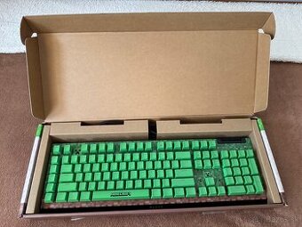 Minecraft klávesnica Razer BlackWidow V4 X Green Switch
