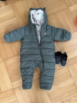 Predám zimnú detskú kombinézu a čižmičky