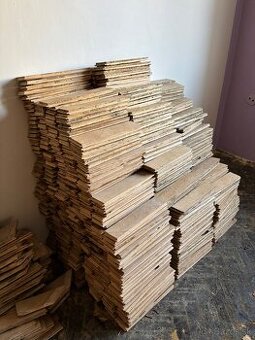 Drevené parkety 20 m² – vhodné na renováciu